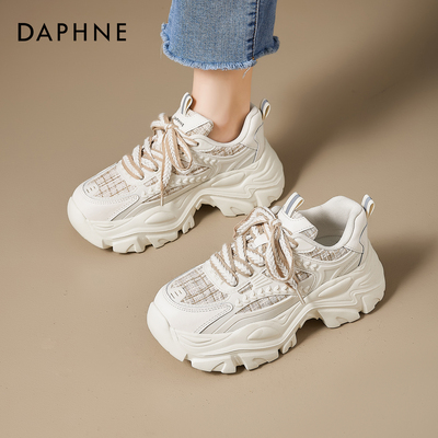 达芙妮老爹鞋女厚底增高运动鞋