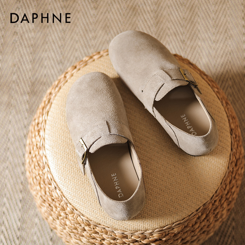 达芙妮勃肯鞋全包一脚蹬