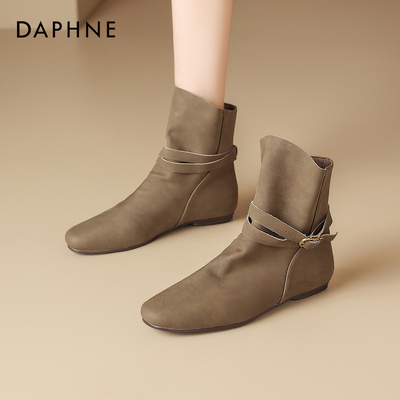 短靴女款勃肯堆堆靴秋冬瘦瘦靴