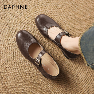 法式平底单鞋女软底玛丽珍女鞋