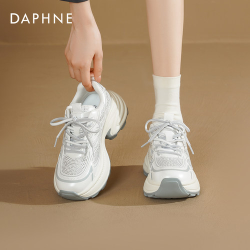 达芙妮厚底老爹鞋女款新款