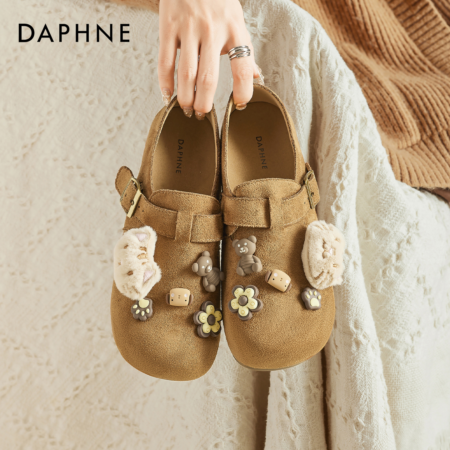 【达芙妮勃肯鞋】一脚蹬孕妇单鞋