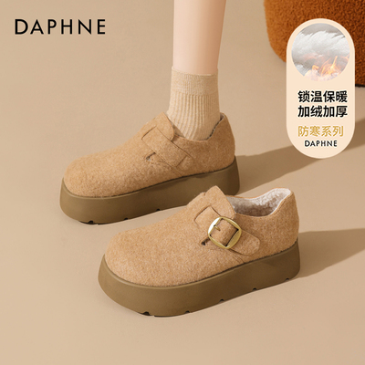 达芙妮勃肯鞋女鞋冬新款爆款加绒