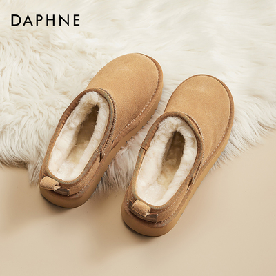 达芙妮2025新款厚底雪地靴女2025