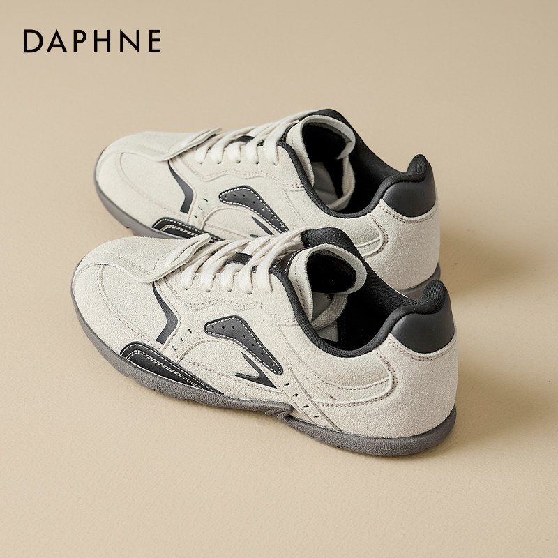 达芙妮复古德训鞋女2026新款春季美式休闲鞋百搭阿平底甘运动鞋子,女鞋,德训鞋,淘宝优惠券,粉丝福利购,淘宝优惠卷