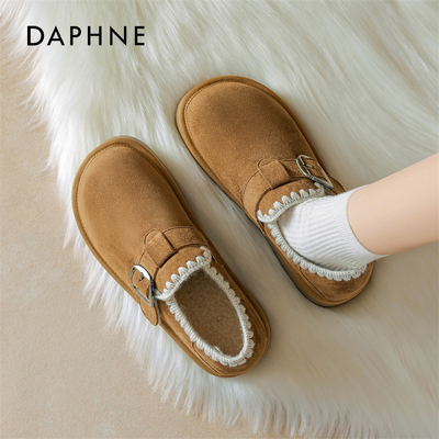 达芙妮加绒勃肯鞋雪地棉鞋