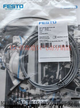 原装FESTO磁性开关 SMT-10M-PS-24V-E-2,5-L-OE 551373  551377