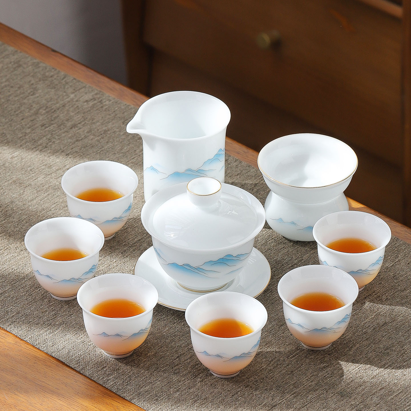 德化冰种茶具套装2025年新款