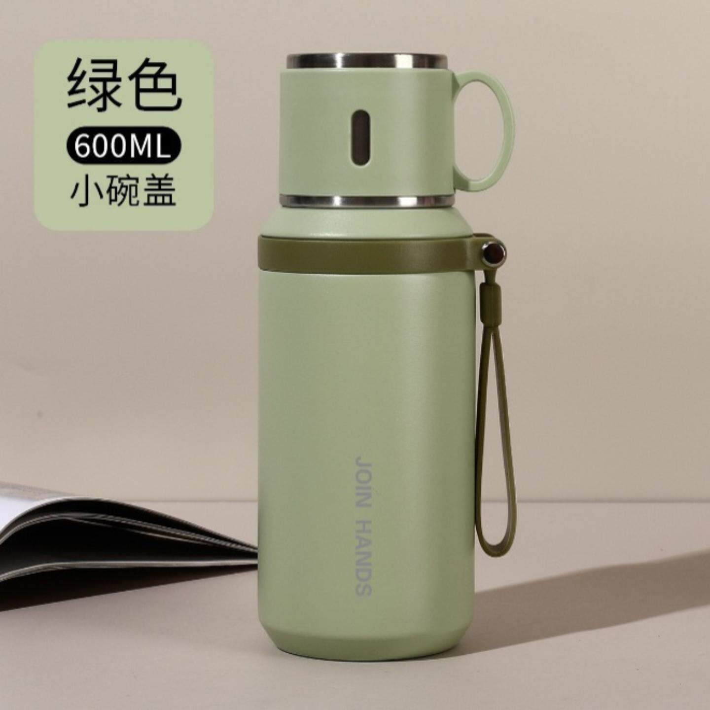 户外登山男士大容量全钢壶保温杯不锈钢茶水分离杯子车载水杯