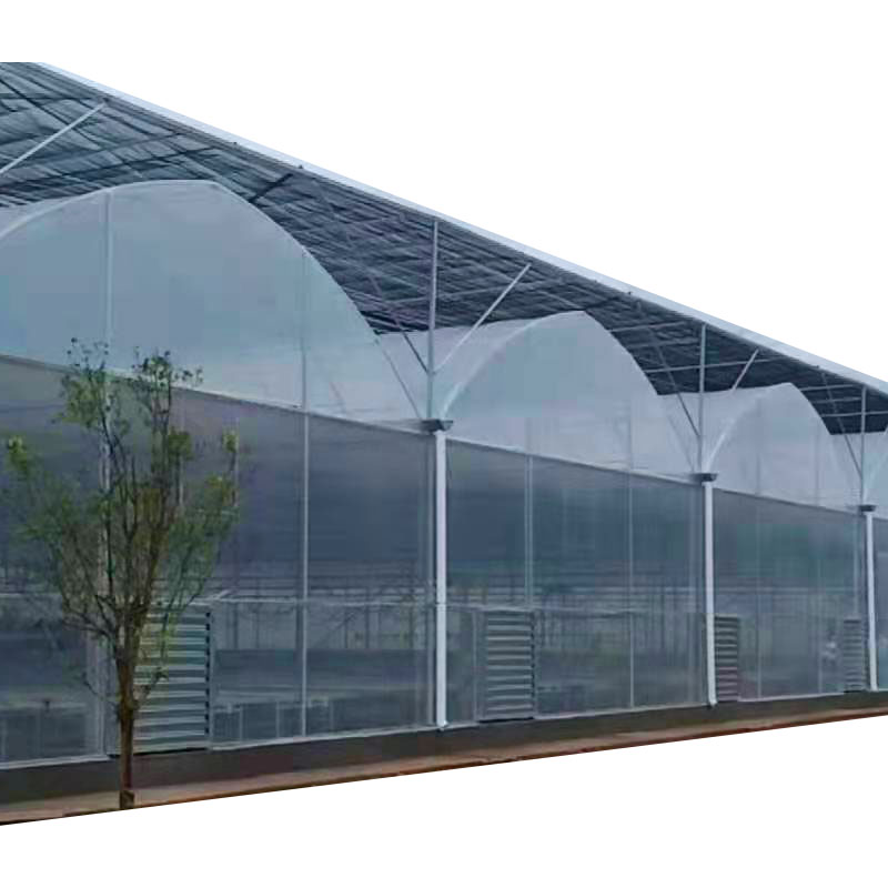 外遮阳连栋大棚h内遮荫连栋薄膜温室大棚连体骨架大棚钢管厂家i.