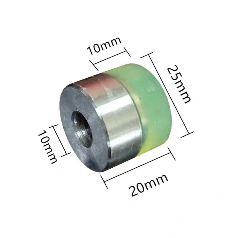 内螺纹M10缓冲器气缸缓冲胶头聚氨酯压块缓冲压块防撞压块挡点