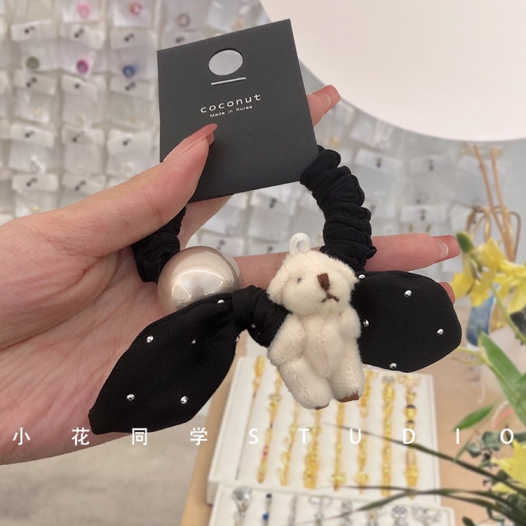 银色满天星圆点波点兔耳朵蝴蝶结可爱小熊玩偶枪灰色珍珠黑色发圈,饰品/流行首饰/时尚饰品新,发饰,淘宝优惠券,粉丝福利购,淘宝优惠卷