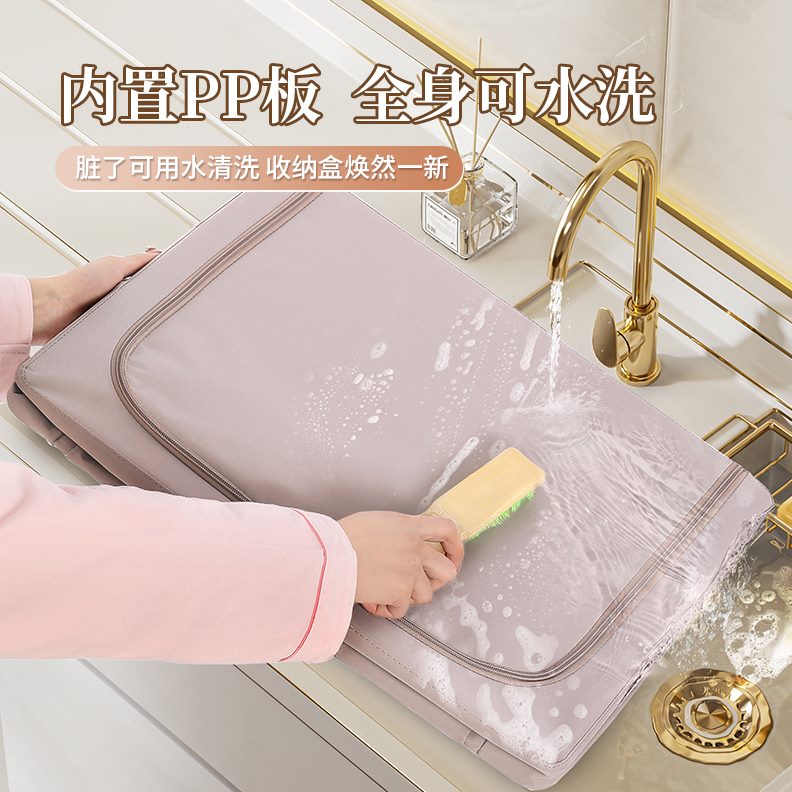 棉衣柔云柜衣物衣服筐布艺折叠神器被子棉麻储物袋家用收纳箱整理