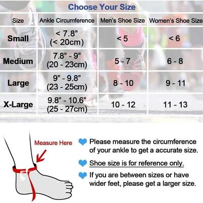 1Pair Sport Ankle Stabilizer Brace Compression Ankle Support