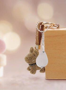 Portable Retractable Lens Magnifier Keychain Unique Design