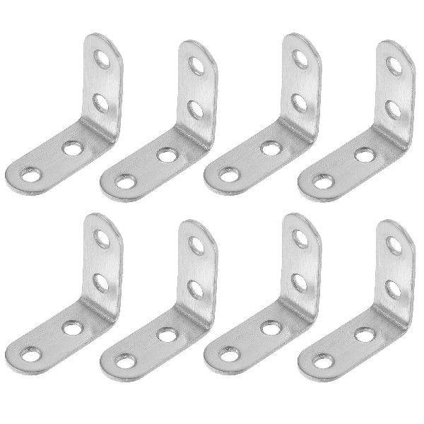 10 Pcs Folding Shelf Stainless Steel Corner Code Brackets