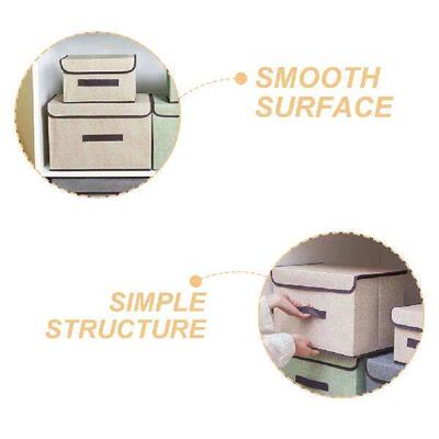 3 Sets Shelf Collapsible Storage Box Sundries Holder Toys