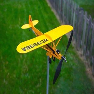 Burr Free Iron Outdoor Creative Art Airplane Weathervane
