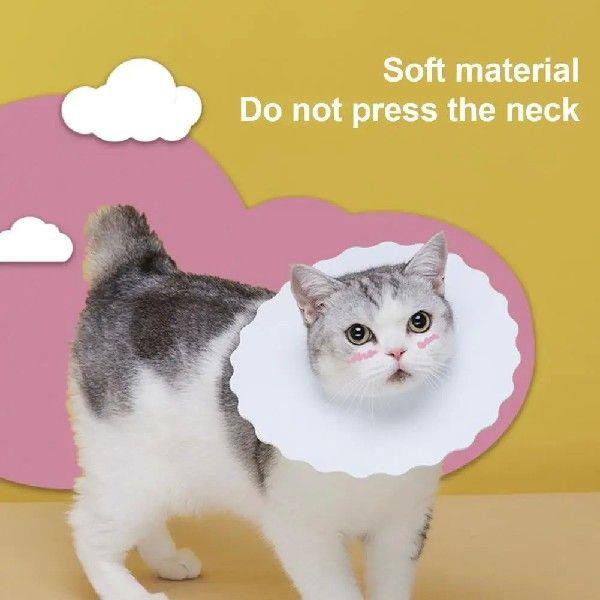 5Pcs/Set Cat Protective Collar Prevent Bite Anti-Lick Cute