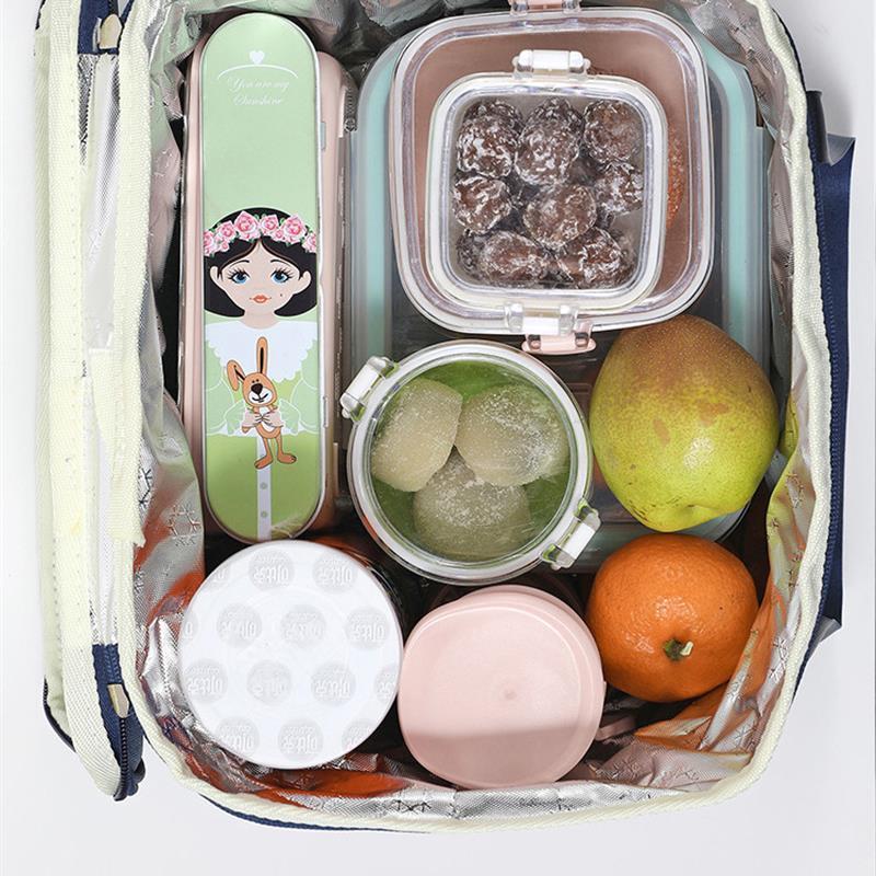 Fashion Insulated Thermal Cooler Lunch box food bag for work