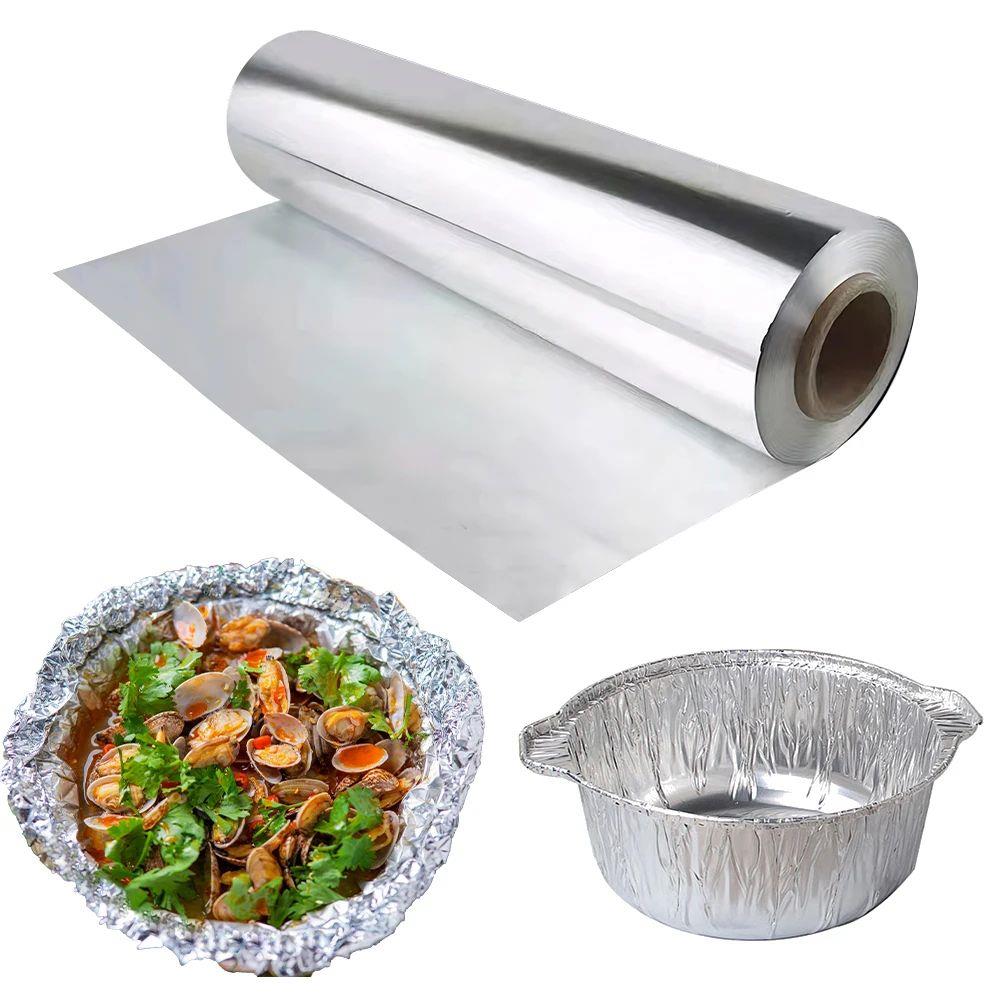 1-5Pack Food Grade Aluminum Foil Paper Disposable Tin Foil R