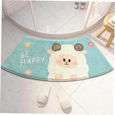 弧形地垫door mat Bath Bathroom Floor Shower Rug guard carpet