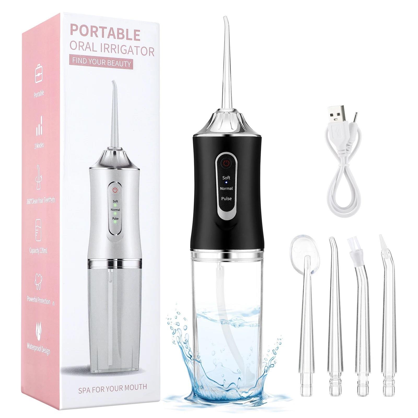 Electric water flosser dental oral irrigator cleaning device