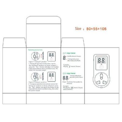 Digital Electric Timer Plug Socket with Countdown Electric