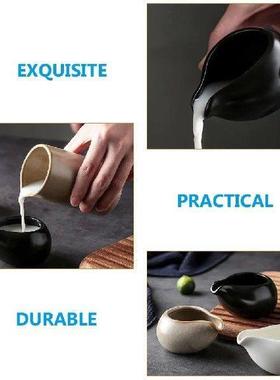 Ceramic Coffee Pitcher Sauce Syrup Jug Nordic Style Anti