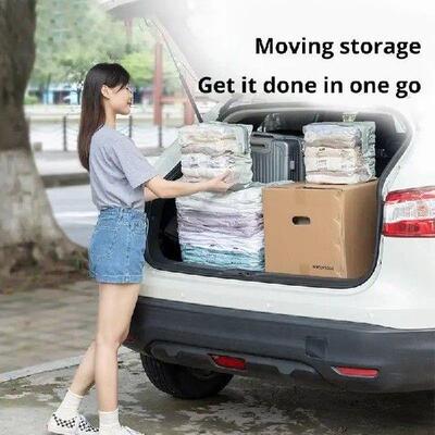 1pc Light Green Vacuum Compression Bag Cotton Quilt Storage