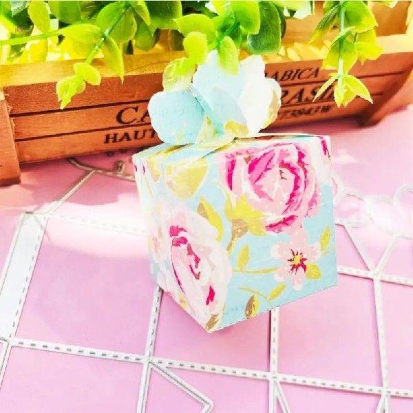 3D Flower Petals Candy Gift Box Metal Cutting Dies Stencil
