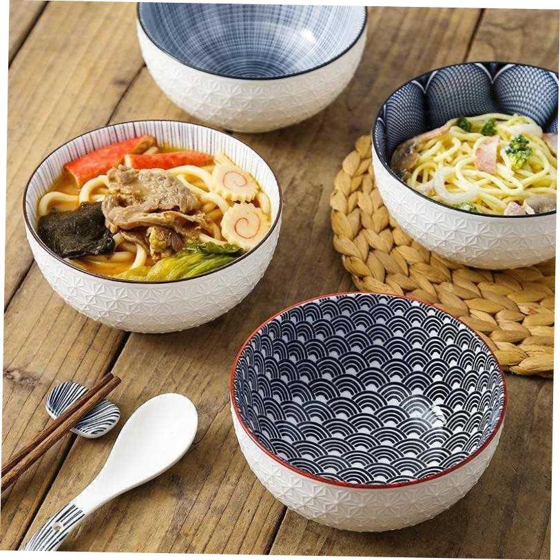 Nordic style 6 inch soup bowl restaurant ramen salad bowl