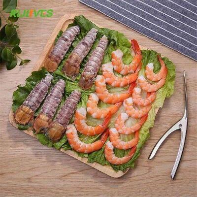 Stainless Steel Shrimp Peeler Prawn Shrimp Fishing Knife