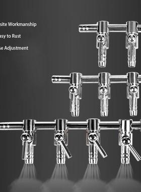 1 2 3 4 5 Way Aquarium Air Splitter Valve Fish Tank Air Pump