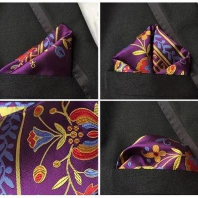 Hanky Men Square suit Pocket Handkerchief 西服口袋巾方巾