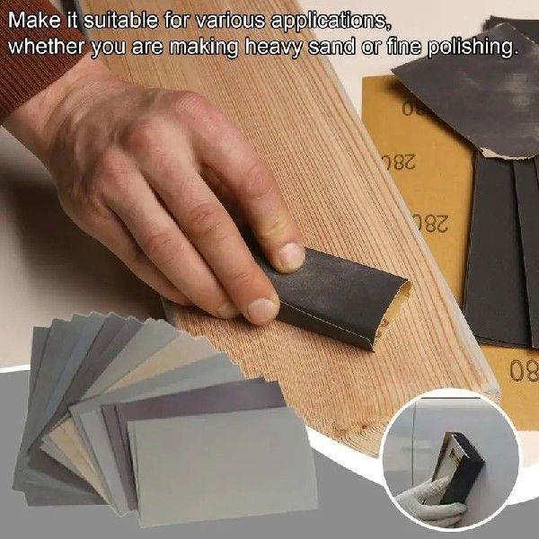 Metal Sanding Paper Wet Dry Glass Buffing Sandpaper