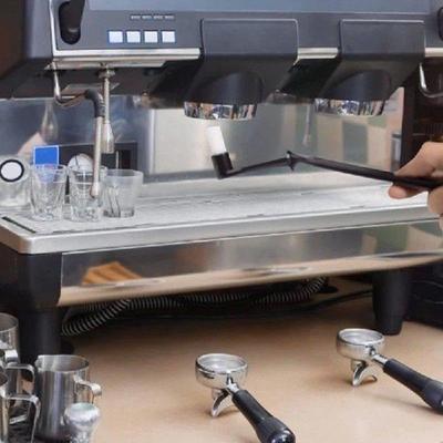 3Pcs Coffee Cleaning Brush With Spoon Coffee Maker Cleaning