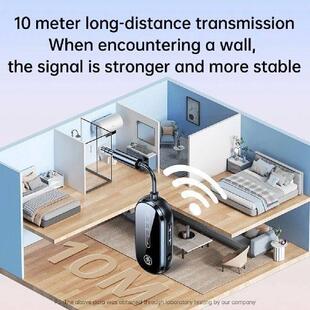 Airplane Bluetooth-Compatible 5.4 Adapter 3.5mm Low Latency