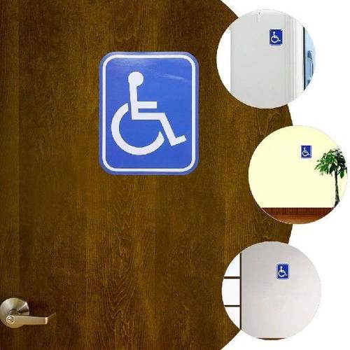 Disability Stickers Disabled Wheelchair Sign for Car Window