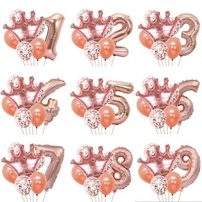 18inch Number Balloons Figure Birthday Decor Party Supplies