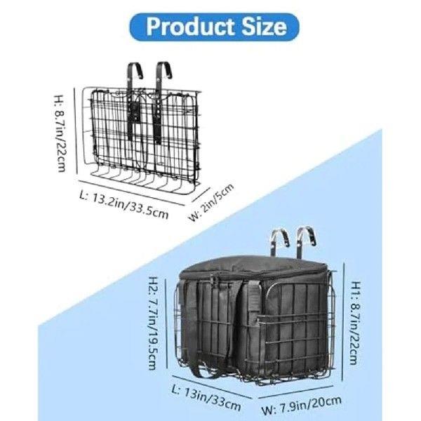 Mountain Bike Folding Hanging Basket Bicycle Basket Basket