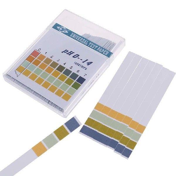 100Pcs 0-14 PH Test Strips Litmus Paper Universal Alkaline