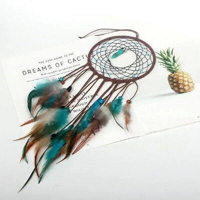 Feathers Dream Catcher LED Light Handmade Wall Hanging