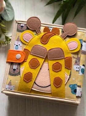 Quiet Book Montessori Baby Toys Felt Busy Book Kids