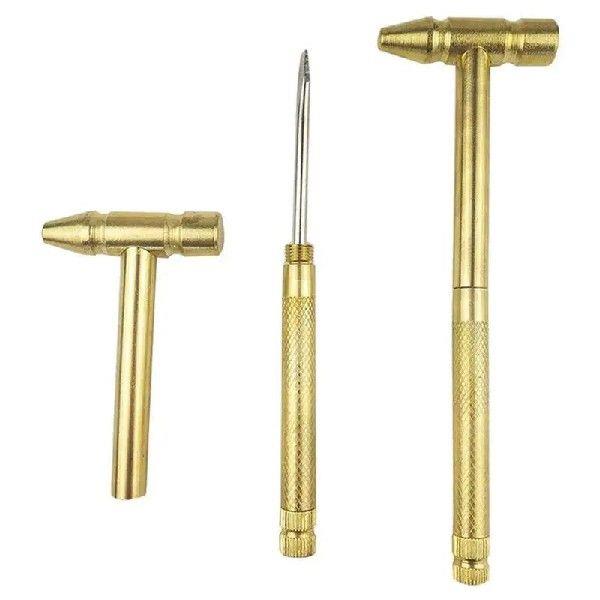New 6 In 1 Mi-cro Mini Multifunction Multi Brass Hammer 3
