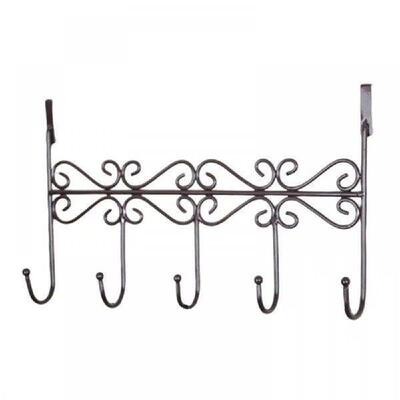 Wrought Iron Door Hook Punch Free Towel Hat Coat Clothes