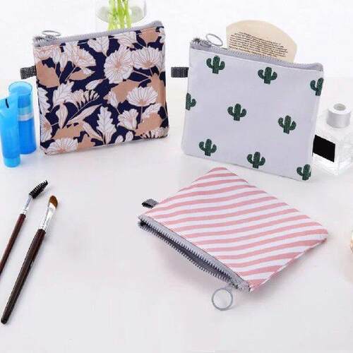 Sanitary Napkin Bag Cotton Storage Small Pouch Cosmetic