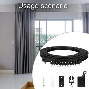 Bendable 5 Meter Curtain Track with Accessories Set for