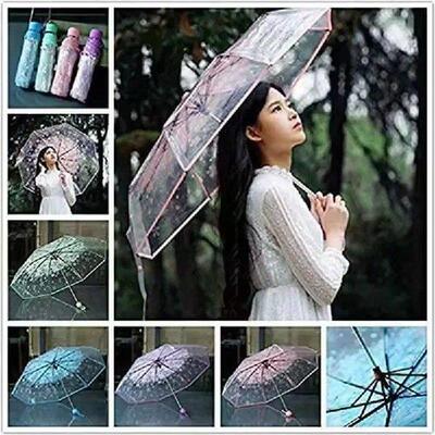 Korean Umbrella Folding Cute Korean Mini Fresh Simple Sen