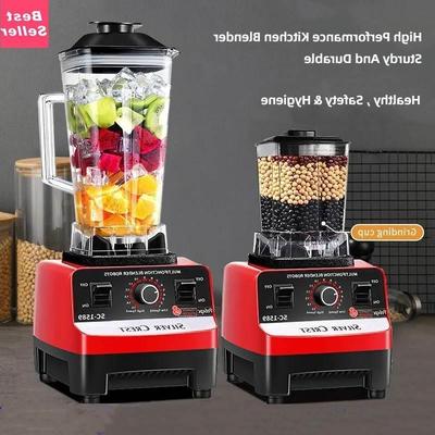 4500W English Blender Mixer Juicer Fruit Food Processor 2L